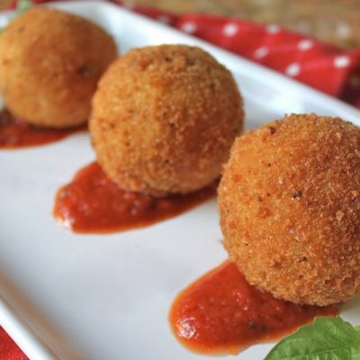 divine catering homemade parmesan rosotto rice balls